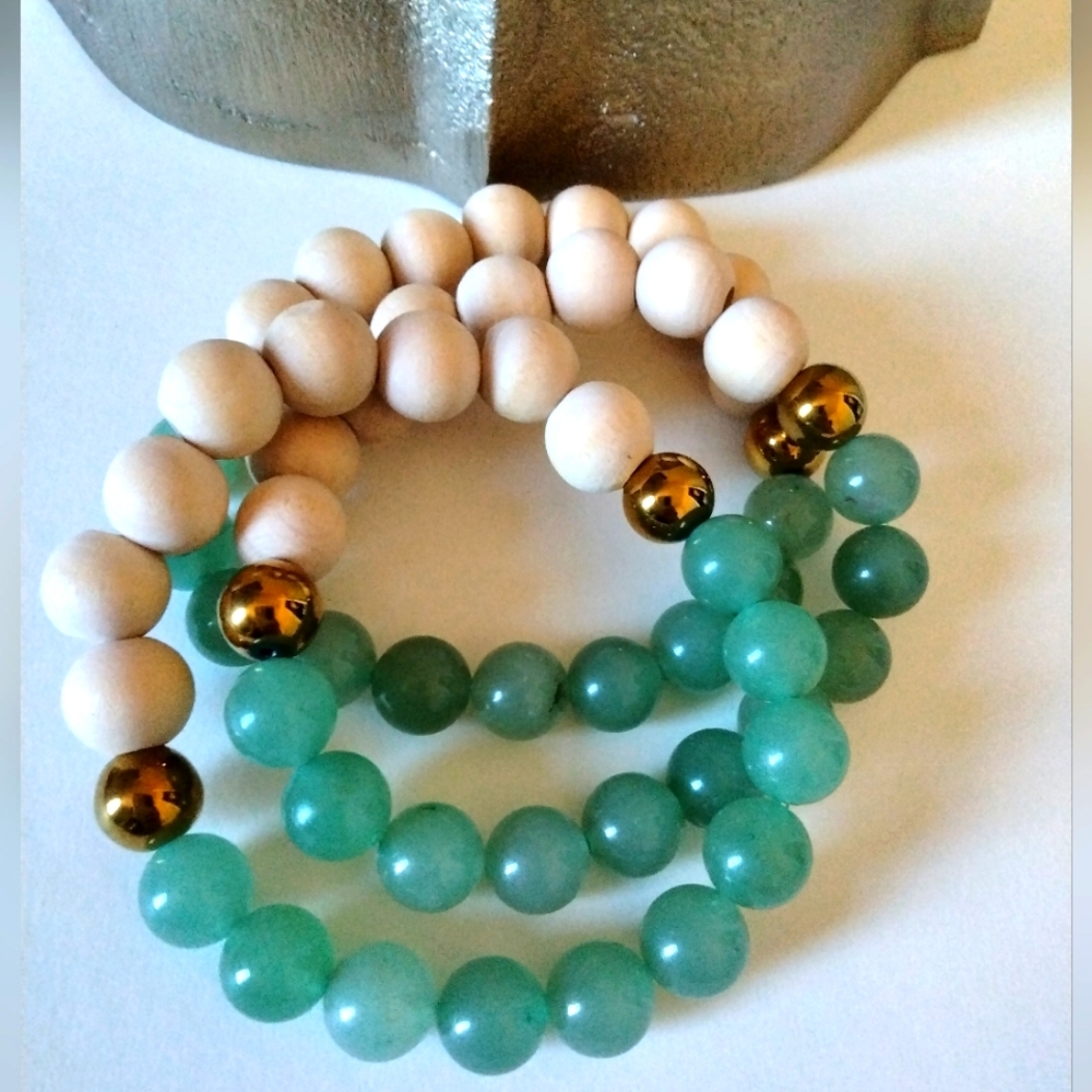 Green Aventurine Bracelets/Handmade